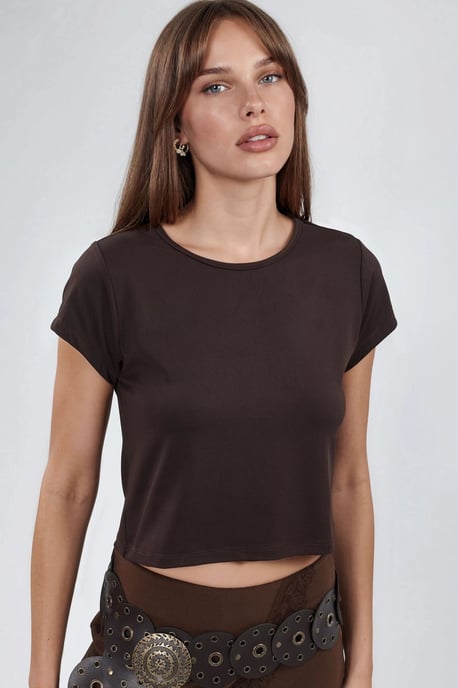 Slim Fit Crop-Jersey-Top - Image 2