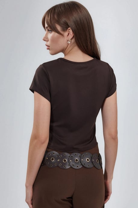 Slim Fit Crop-Jersey-Top - Image 4