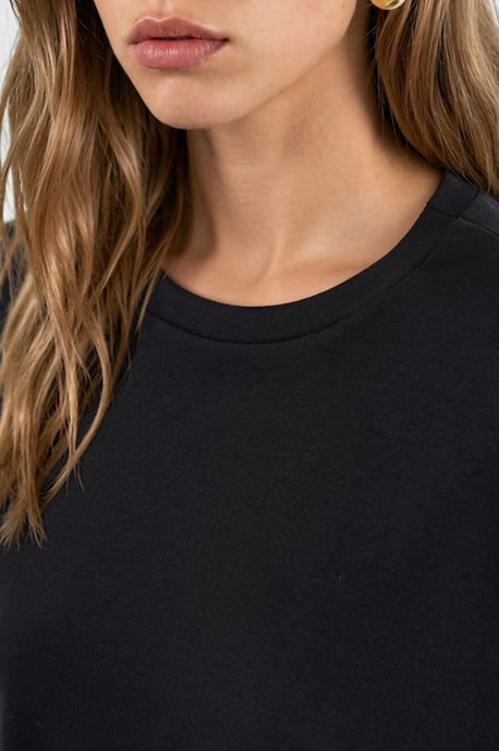 Oversized Crew Neck Tunika mit Schlitz - Image 6