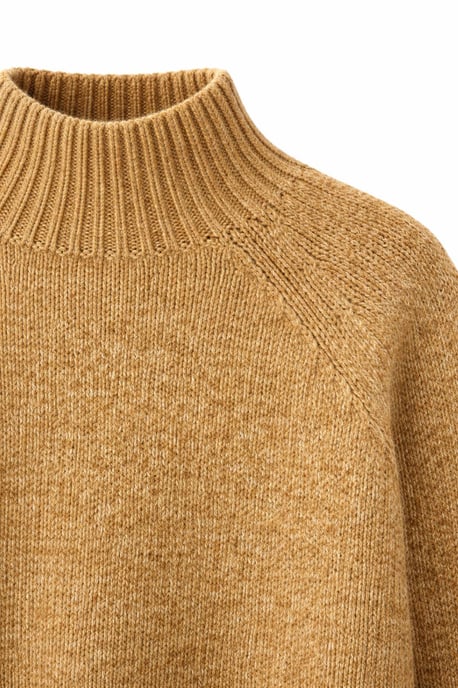 Damen verkürzter strukturierter Strickpullover - Image 2