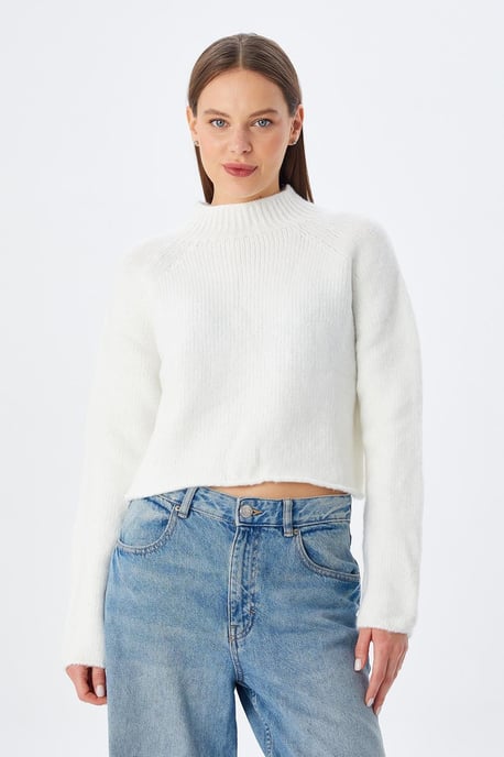 Damen Kurzpullover mit strukturierter Strickoptik - Image 2