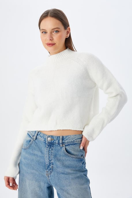 Damen Kurzpullover mit strukturierter Strickoptik - Image 5