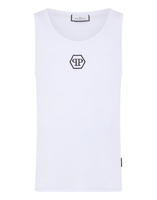 Cotton Tank Top Hexagon - Image 1