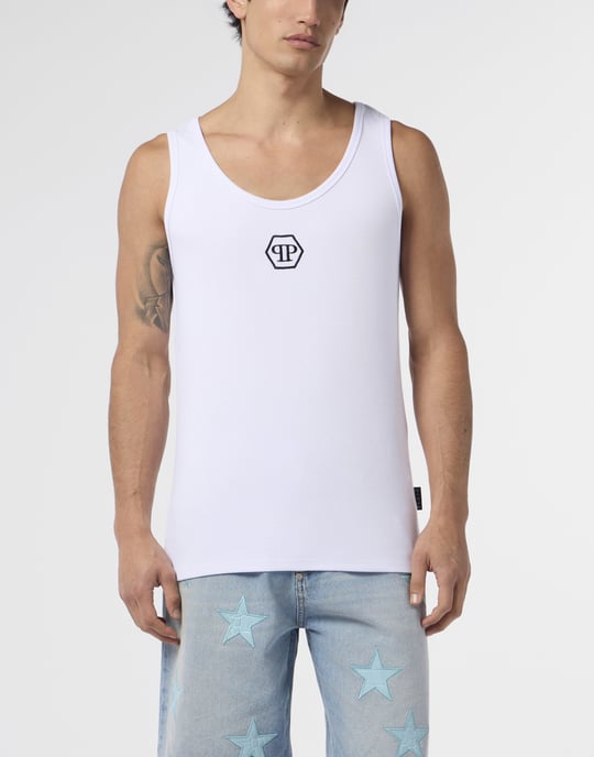 Cotton Tank Top Hexagon - Image 2