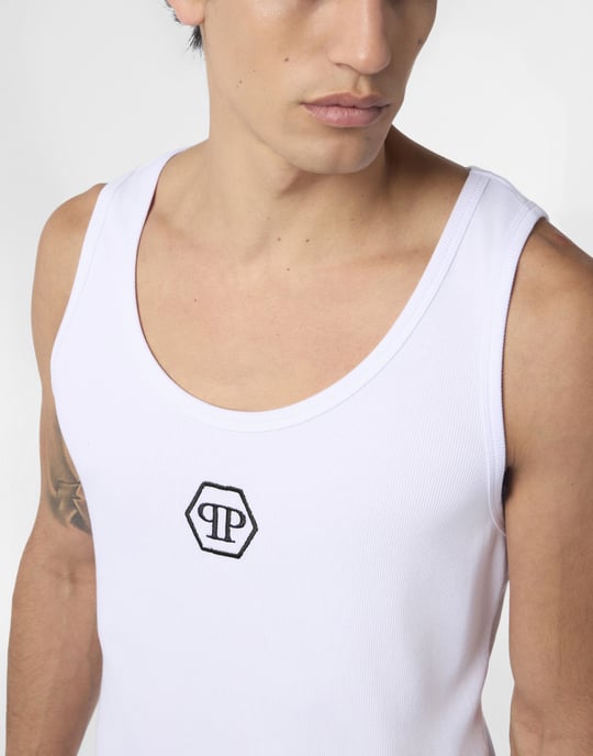 Cotton Tank Top Hexagon - Image 3