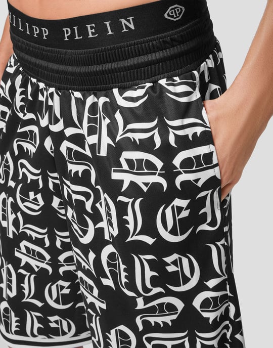 Basket Jogging Shorts Gothic Plein - Image 3