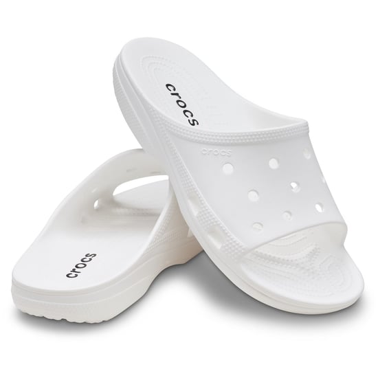 Crocs Classic Slide Thermoplastische Damenweiße Pantoletten - Image 3