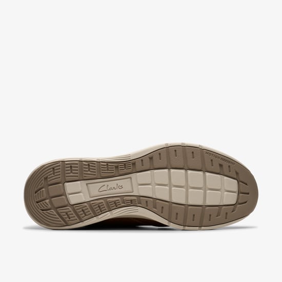 Motion Trek EZ Dark Tan Lea Trainers - Image 3