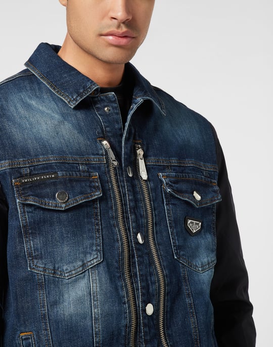 Denim-Jacke College - Image 3
