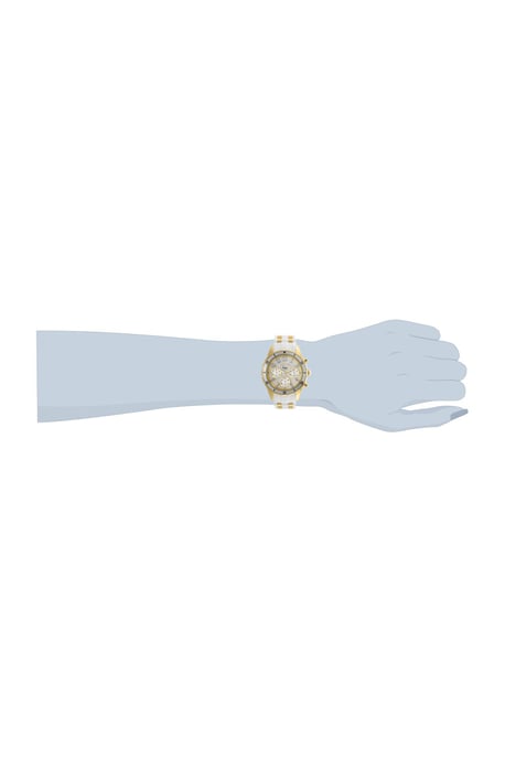 Invicta Angel 24901 Damenarmbanduhr - Quartz Uhrwerk - Edelstahl mit Weißem Zifferblatt - 40 mm - Image 5