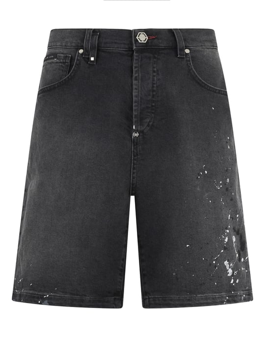 Denim Shorts Paint - Image 1