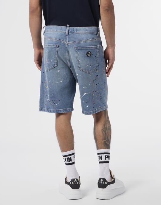 Denim Shorts Paint - Image 5