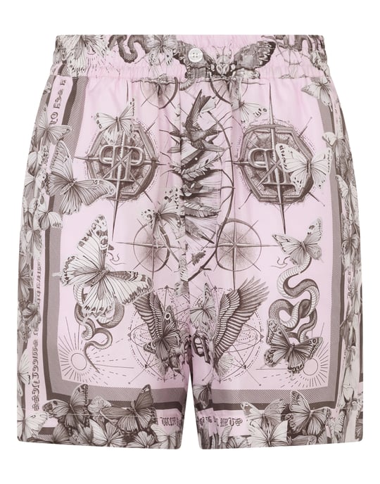 Silk Shorts Butterfly Tattoo - Image 1