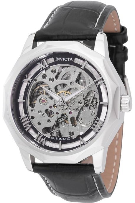 Invicta Objet D Art 69128 Herrenuhr - Automatisches Werk - Edelstahl mit silbernem Zifferblatt - 42 mm - Image 1