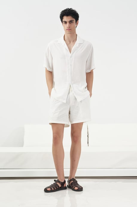 Kurzärmeliges Button-Down-Shirt - Image 2