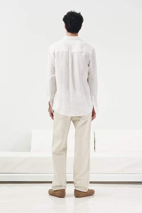 Festes Tencel-Hemd mit Knopfverschluss - Image 3