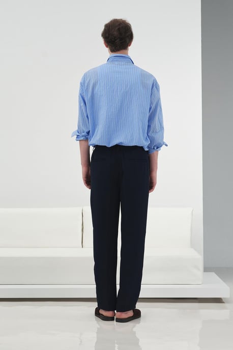 Gestreiftes Langarmshirt für Herren mit Stickerei - Image 3
