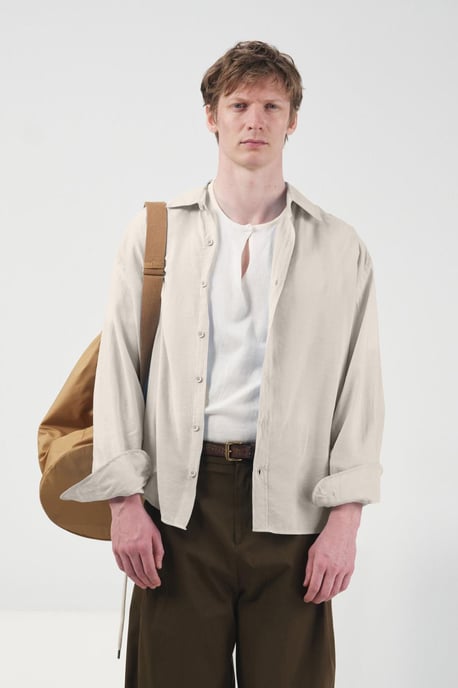 Oversized Langarmhemd mit Knöpfen - Image 6
