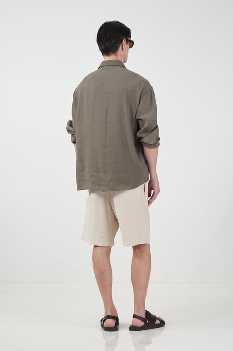 Oversized Blusenhemd mit langen Ärmeln - Image 3
