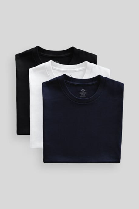 Komfort Fit Rundhalsausschnitt T-Shirt - Image 3