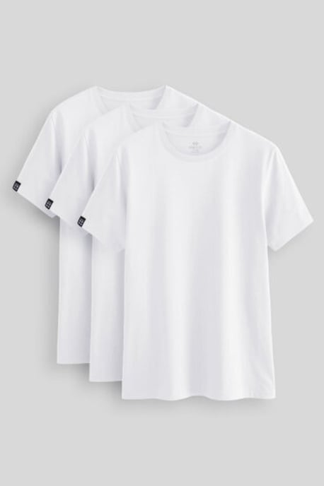 Komfort Fit Rundhalsausschnitt T-Shirt - Image 1