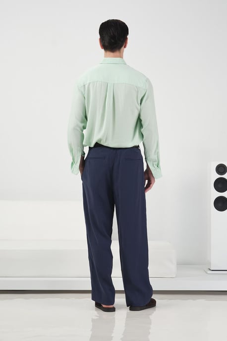 Hochgeschnittene weite Faltenhose - Image 3
