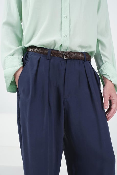 Hochgeschnittene weite Faltenhose - Image 5