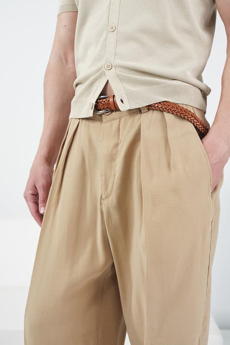 Maßgeschneiderte Weite Plisseehose - Image 3