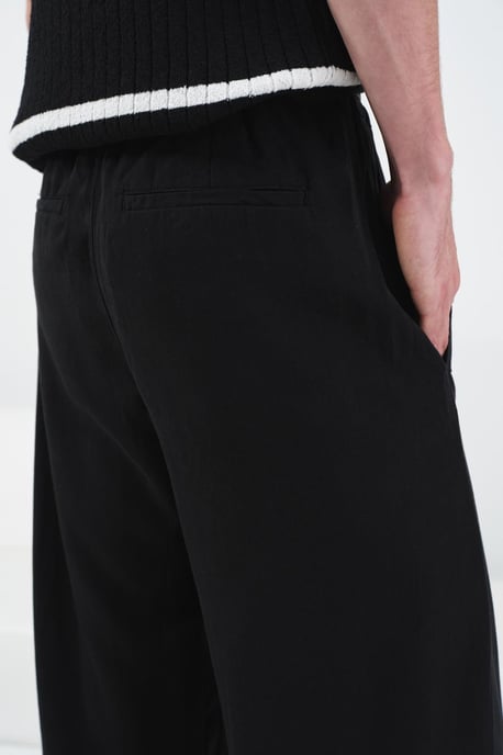 Weite, gefaltete Hose - Image 4