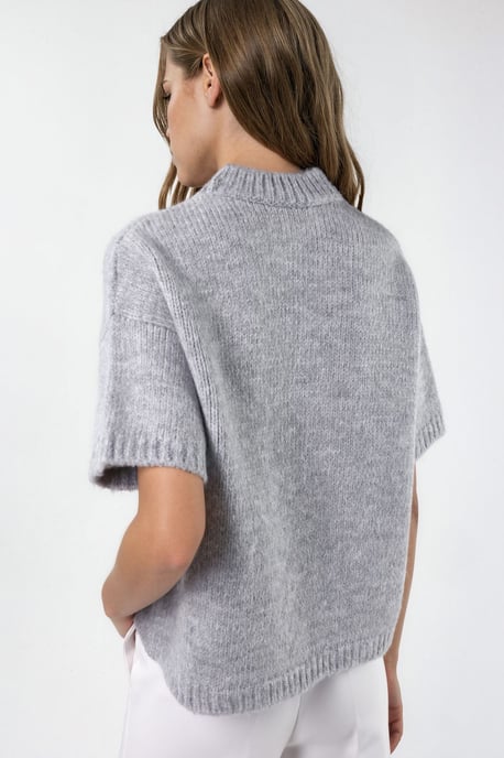 Lässiger Crew-Neck Strickpullover - Image 2