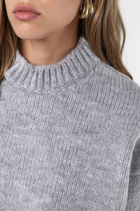 Lässiger Crew-Neck Strickpullover - Image 4