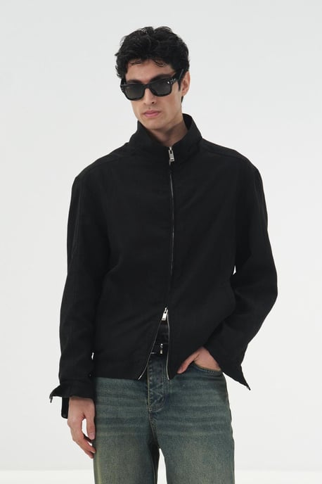 Tencel Leinenjacke mit Reißverschluss - Image 2