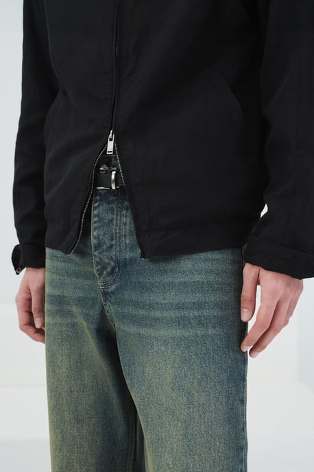 Tencel Leinenjacke mit Reißverschluss - Image 5