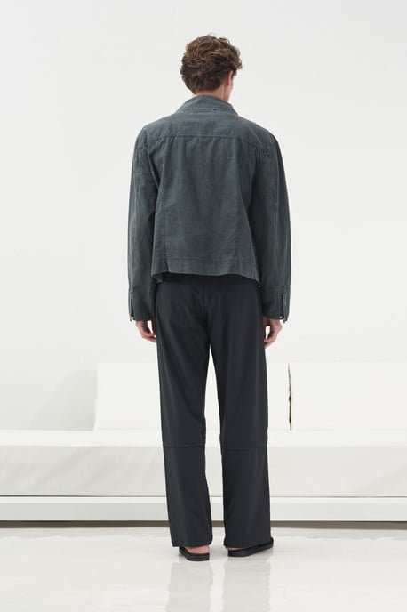 Regulär geschnittene Baumwolljacke mit Reißverschluss - Image 3