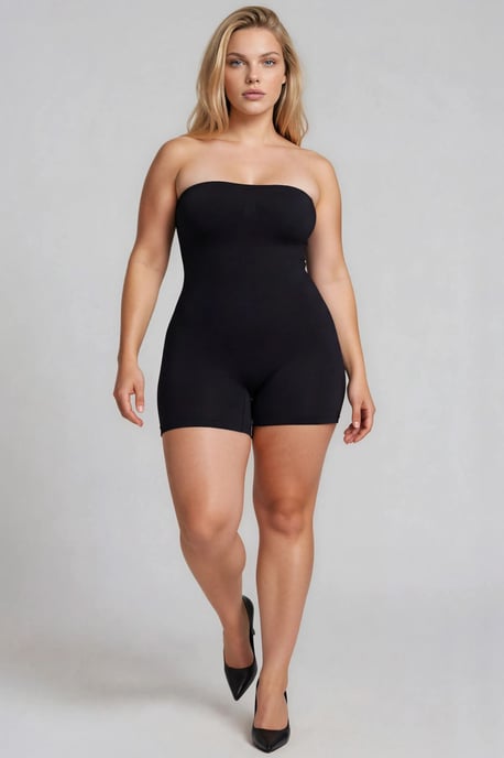 Trägerloser Shortie-Bodysuit - Image 5