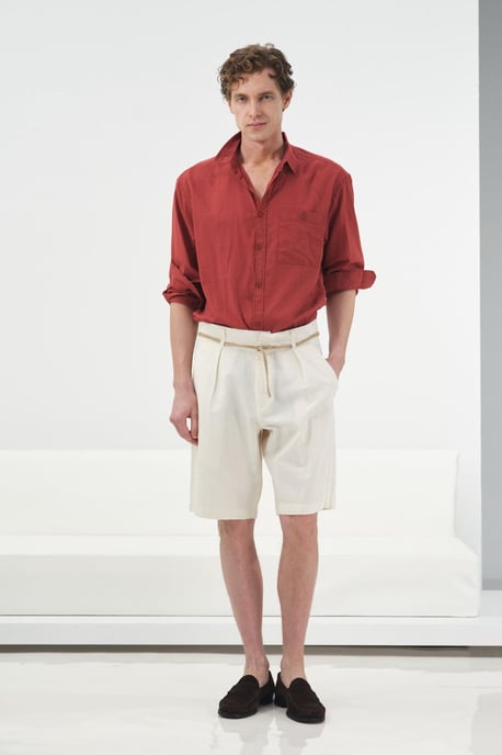 Hochtaillierte Relaxed Fit Shorts - Image 1