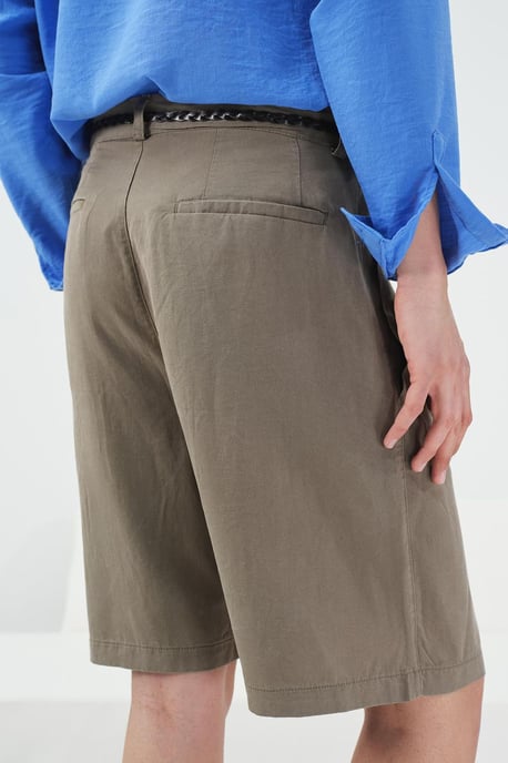 Hüfthoheweite Tencel-Shorts - Image 4