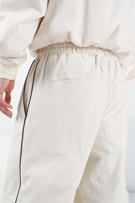 Lässige gerade Beinhose mit elastischem Bund - Image 3