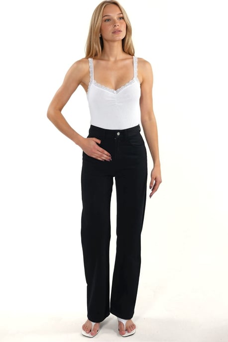 V-Ausschnitt Spitzen-Detail Tanktop - Image 6
