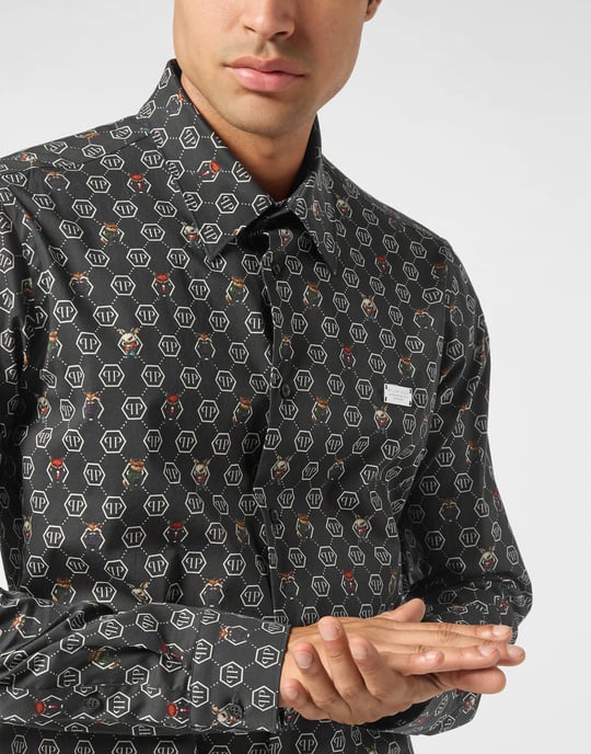 Hemd Sugar Daddy Cut Ls Monogram - Image 3