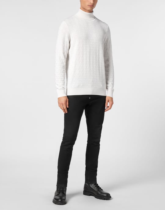 Rollkragenpullover Monogram - Image 4