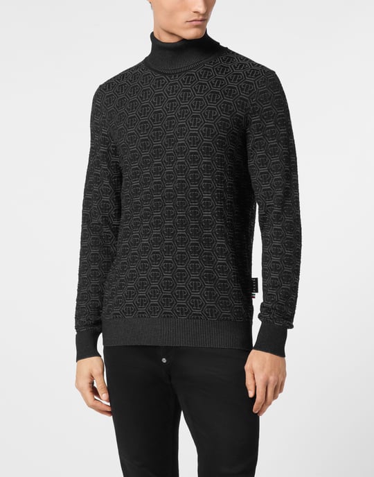 Rollkragenpullover Monogram - Image 2