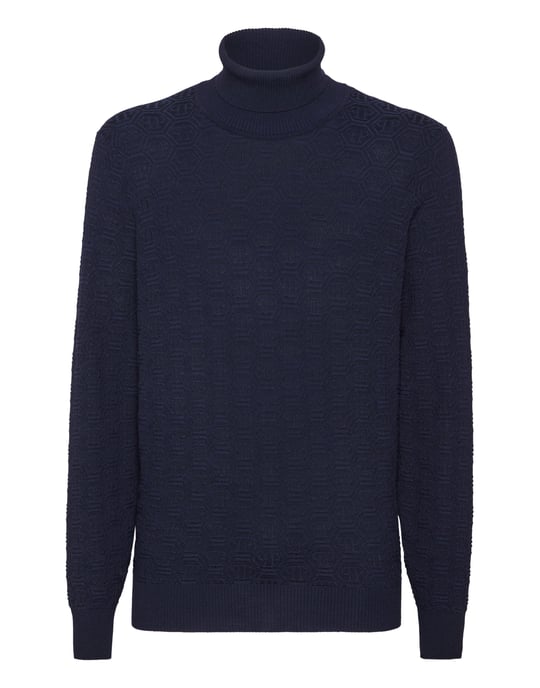 Rollkragenpullover Monogram - Image 1