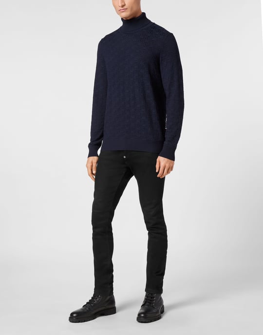 Rollkragenpullover Monogram - Image 4