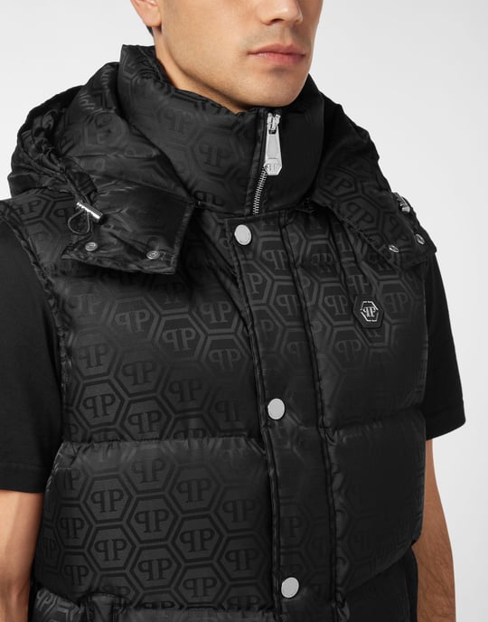 Daunenjacke Weste Monogram - Image 3