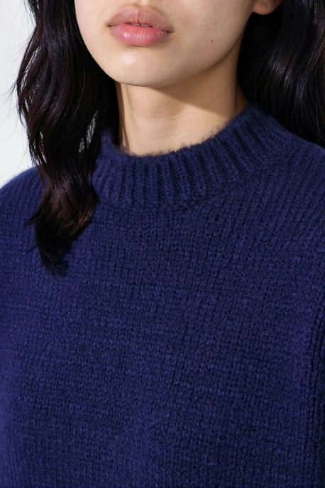 Lockerer Crew-Neck Strickpullover - Image 4