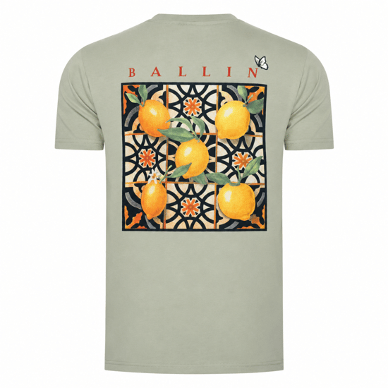 Ballin Est. 2013 Orange Backprint Shirt  Grun - Image 2