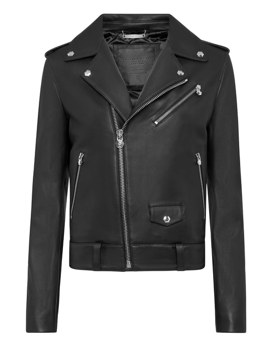 Leder Biker-Jacke - Image 1