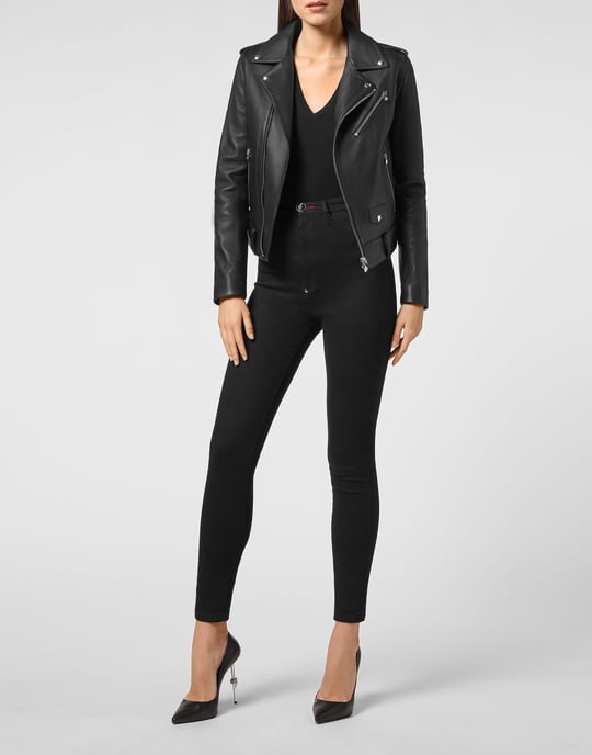 Leder Biker-Jacke - Image 3