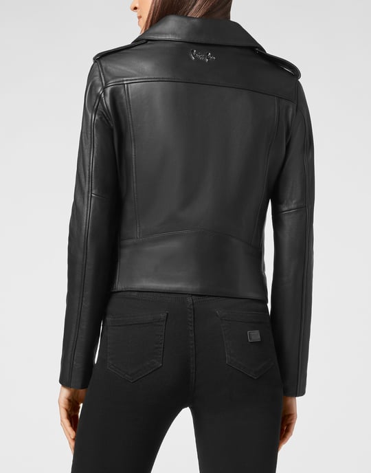 Leder Biker-Jacke - Image 4